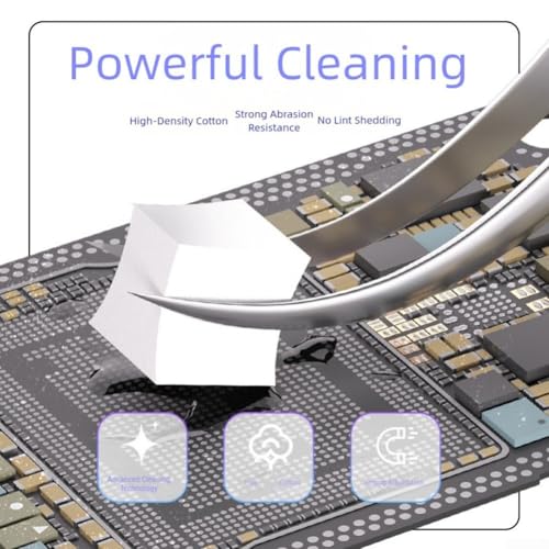 Esponja de limpieza NC800 para pantallas de teléfono y placas base PCB, adecuado para limpieza de flujo de soldadura de dispositivos electrónicos - imagen 2