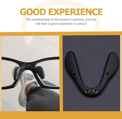 Miniatura 7 de Beavorty 3 unids almohadillas de gafas de silicona marco puente pad soporta reemplazo anti-caída gafas herramienta de fijación para ciclismo