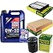 Produktbild Filter Set Inspektionspaket 5 Liter Liqui Moly Motoröl Synthoil Longtime Plus 0W-30 MANN-FILTER Innenraumfilter Luftfilter Ölfilter