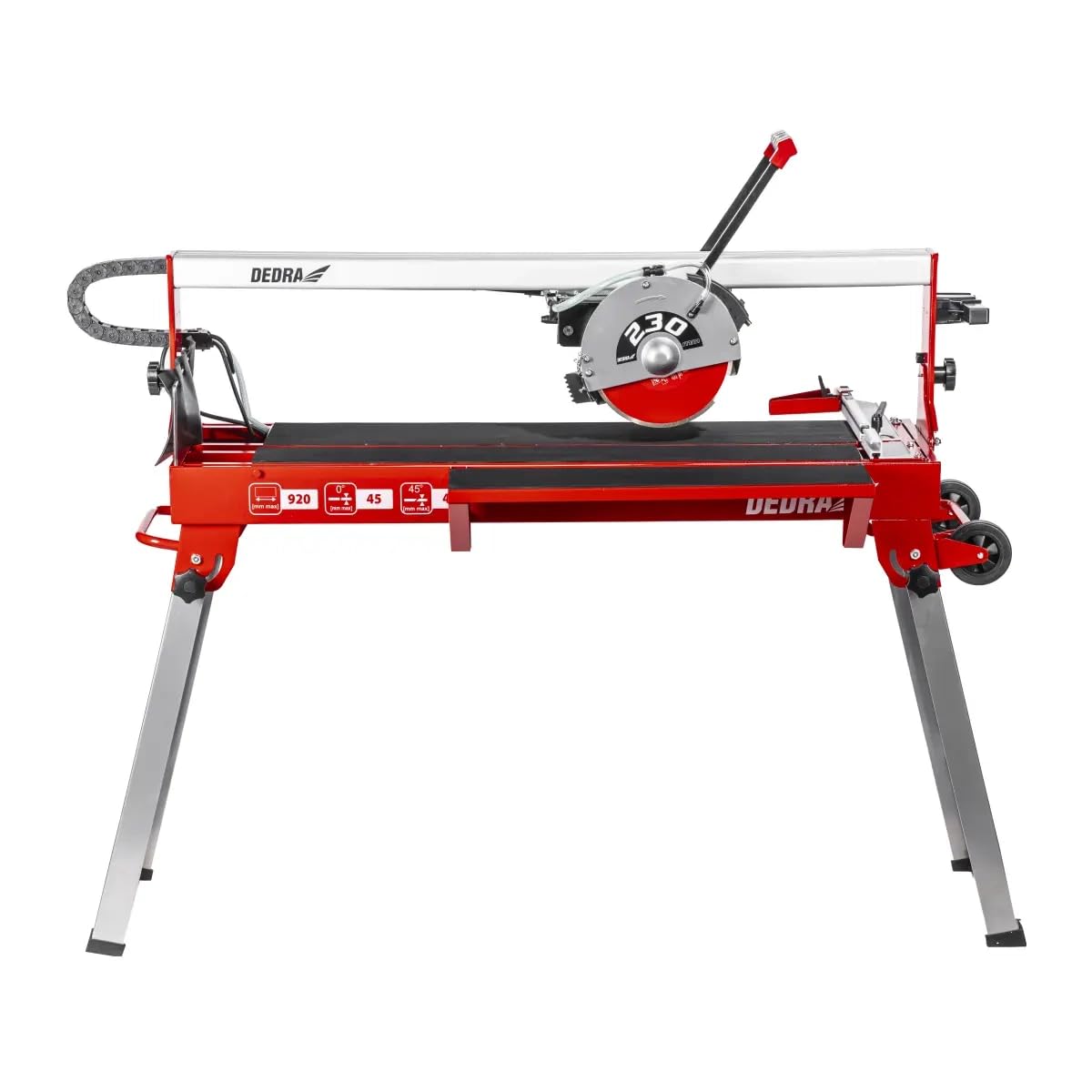 Dedra 1200W, longitud de corte 920 mm, 2990 rpm, para corte preciso y procesamiento de materiales cerámicos, láser, función de inmersión, procesamiento en húmedo