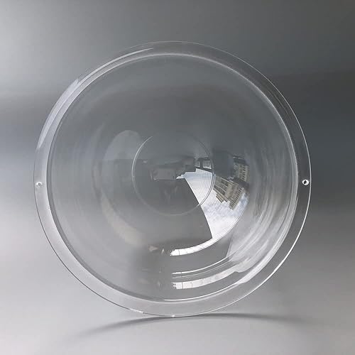 Miniatura 5 de OwlCat 7.67 pulgadas de diámetro 7.677 in de vidrio acrílico transparente cúpula cubierta de seguridad de vigilancia aumentada cámaras CCTV cúpula