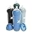 Herobility Double Anti-Colic Baby Bottles - 12 fl oz/340ml - 4-Pack - Multicolor - Denim, Black, Dusky Green, Gray