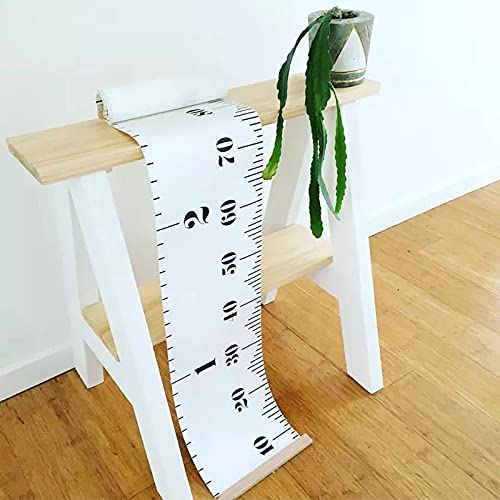 Miaro Kids Growth Chart, Wood Frame Fabric Canvas Height Measurement Ruler From Baby To Adult For Child's Room Decoration 7.9 X 79In #TOP4