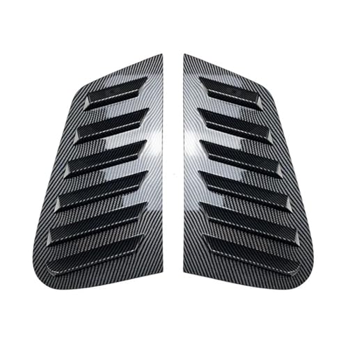 Persiennes de fenêtre Golf MK4 en ABS carbone pour masquer les rayures de vitre