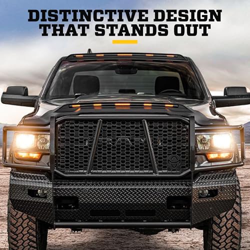 Husky Liners Aeroskin Lightshield PRO Low Profile Deflector/Bug Shield | Fits 2019-2026 Dodge Ram 1500 (Excludes Rebel & TRX Models) | Hood, 1-pc Black - 2820163 by Husky Liners - Used condition - Image 6