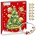 D-FantiX Girls Advent Calendar 2019, Charm Bracelet Advent Calendar DIY Jewelry Countdown to Christmas Advent Calendars for Kids Children Teen Women