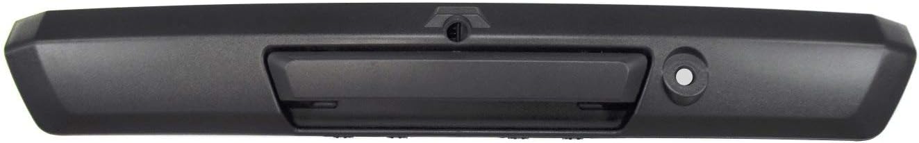 PT Auto Warehouse FO-3517A-TGC - Tailgate Handle, Textured Black - with Camera Hole, with LED Light Hole