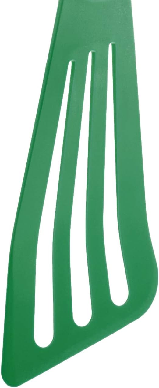 Mercer Culinary Hell's Tools Hi-Heat Slotted Spatula, 12 Inch x 3.5 Inch, Green