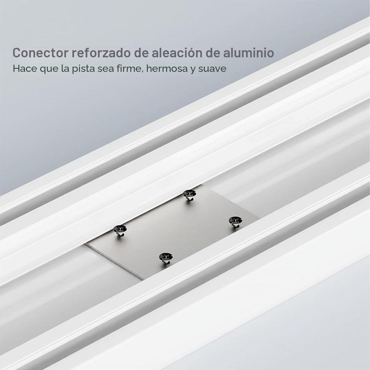 Riel de cortina doble, kit de riel de techo silencioso y resistente para sala de estar y baño, solución versátil y oculta para cortinas