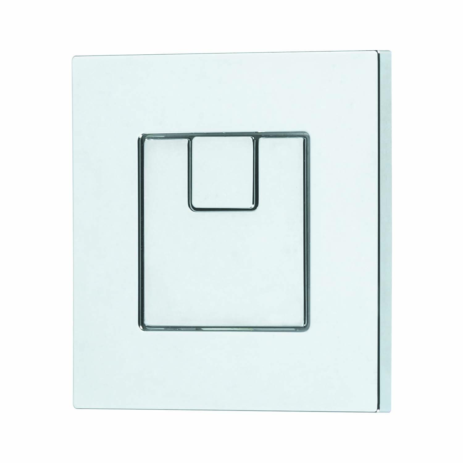 Square Flush Button for Concealed Cistern Dual Eco 6/3L - Chrome