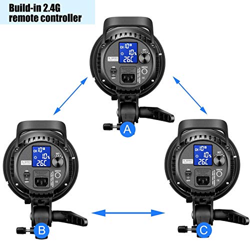 Godox SL-60W SL60W LED Video Licht Fotografie Licht 60W CRI95 5600±300K Bowens Mount, drahtlos anpassen Helligkeit, 433MHz Gruppierungssystem, für Videoaufnahme, Hochzeit mit Reinigungstuch - Image 5