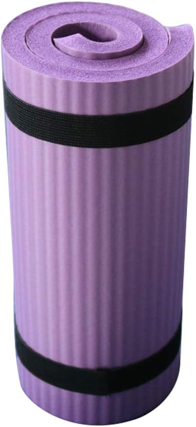 Almabner Yoga Mat Exercise NBR Fitness foam mat Extra Thick Non-Slip Large Padded High Density for Pilates gymnastics stretching Fitness & Workout with Free Carry Strap