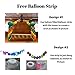 2 Set Balloon Column Base and Pole with Free Balloon Strip, Balloon Rings & Pump .4 Feet High Balloon Tower for Party & Event Decoration.