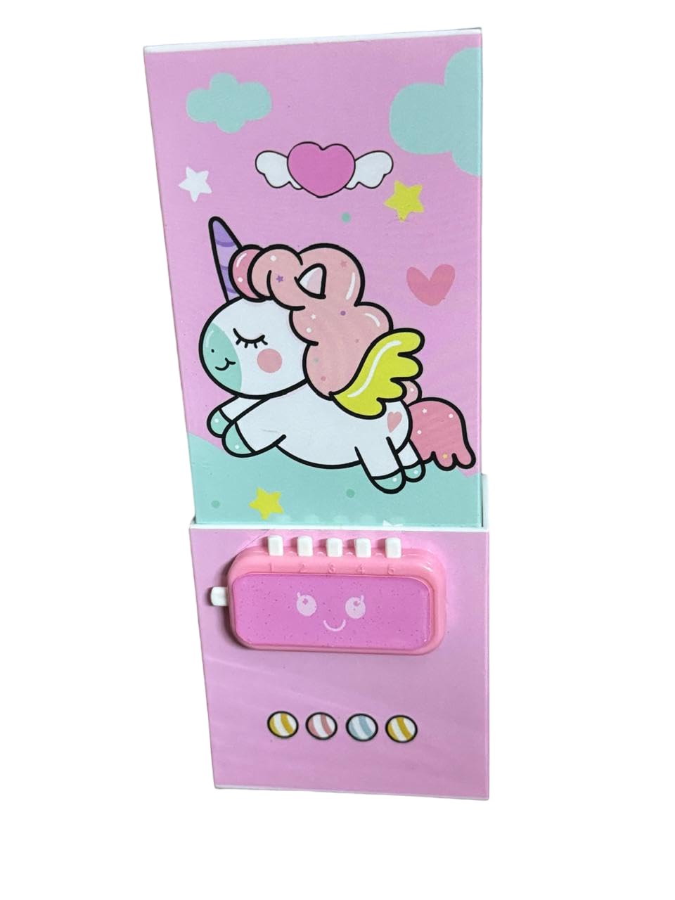 Peeplvalue Pencil Box for Kids – Pencil Box Cum Stand with Lock Pencil Case Multi-Layer Box and Pencil Stand for Kids, Boys, Girls, Stationery Organizer Case Box. (Unicorn-Pink) (B0DGN151FV) Amazon Price History, Amazon Price Tracker
