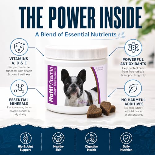 Image of Healthy Breeds French Bulldog All in One Multivitamin Soft Chew 120 Count