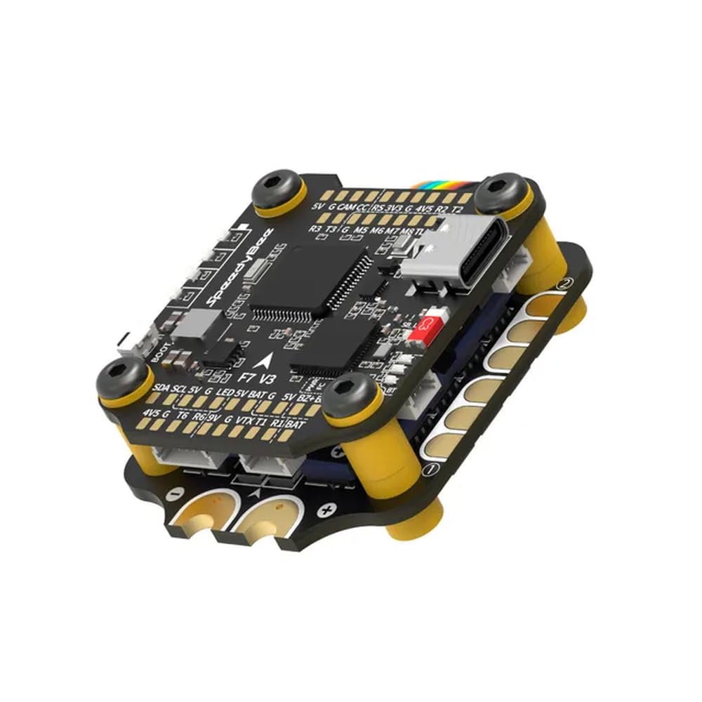 Stack di controllo di volo F7 V3 50A con ESC BL32 50A 4in1 compatibile con analizzatore Lipo e Blackbox da 3 a 6S per drone Freestyle(F7 V3 50A Stack)