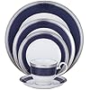 Enhance Your Dining Experience: Buy the Elegant Noritake Odessa Cobalt Platinum 5-Piece Dinnerware Set! – Noritake