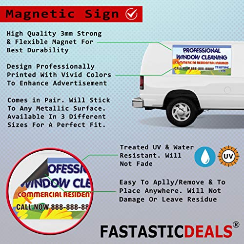 Fastasticdeals Now Hiring Promotion Business Car Door Magnets Magnetic Signs 12X9 Inches Set Of 2 #TOP1