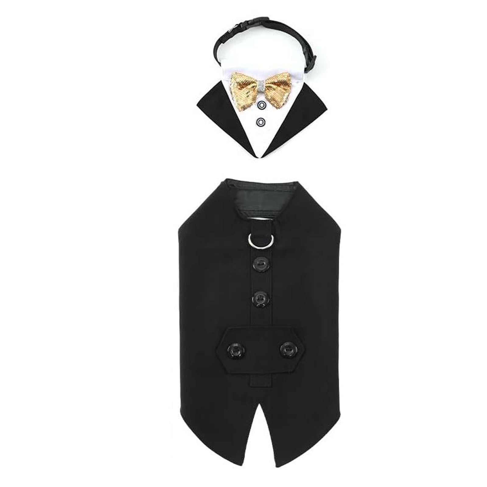 Smoking pour chien veste de mariage confortable et robe d'Halloween