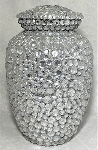 Today'S A Gift CUMA4685 Diamond Sprinkled : Human Ashes Cremation Urn | Crystal Studded Medium Urn thumb #6
