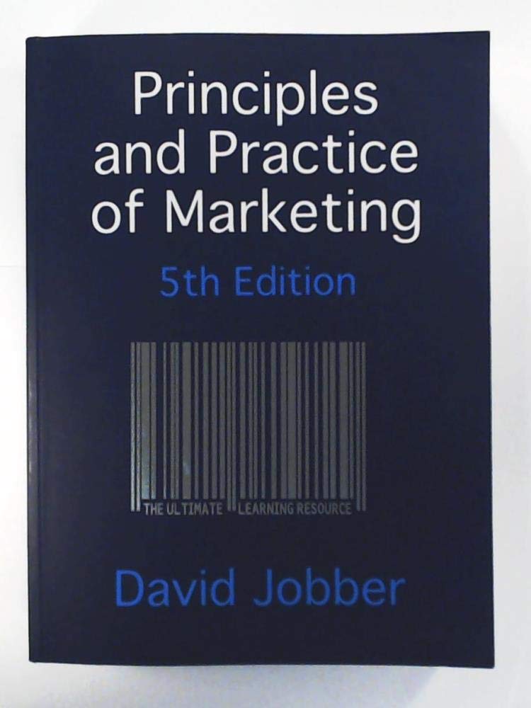 Principles and Practice of Marketing with Redemption card