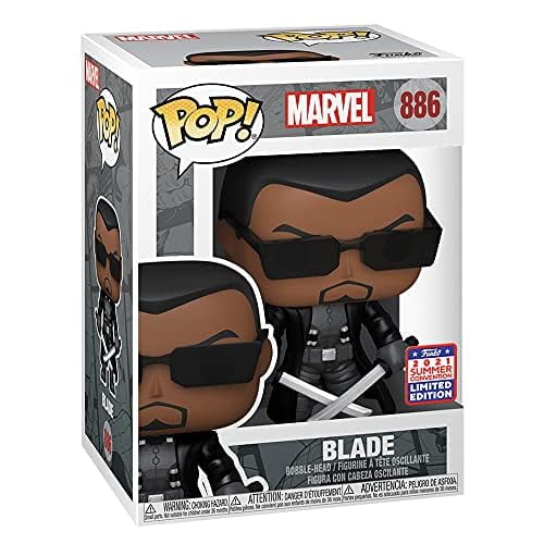 Marvel BLADE ファンコ886 2021年夏コンベンション 限定版 Amazon.com: POP! Marvel: Blade Vinyl Figure - 2021 Summer