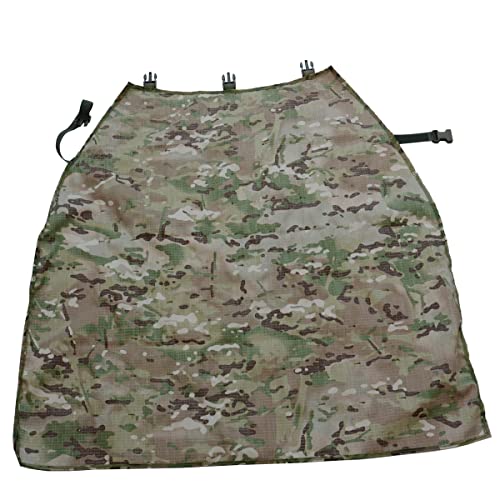 ROCOTACTICAL Lightweight Ghillie Cape for Ghillie Suits Foundation for Hunting, Sniper, Airsoft,Tactical Ghillie Cape, CP Multicam