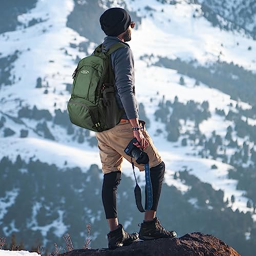 Mochila Ligera Impermeable 40L con Paraguas Compacto 42" miniatura 4
