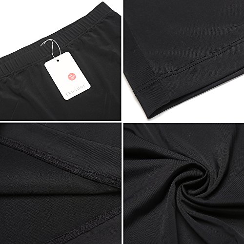 Image of Ekouaer Boyshort Panties Women's Soft Underwear Briefs Invisible Hipster 3 Pack Or 4 Pack Seamless Boxer Brief Panties S-XXL