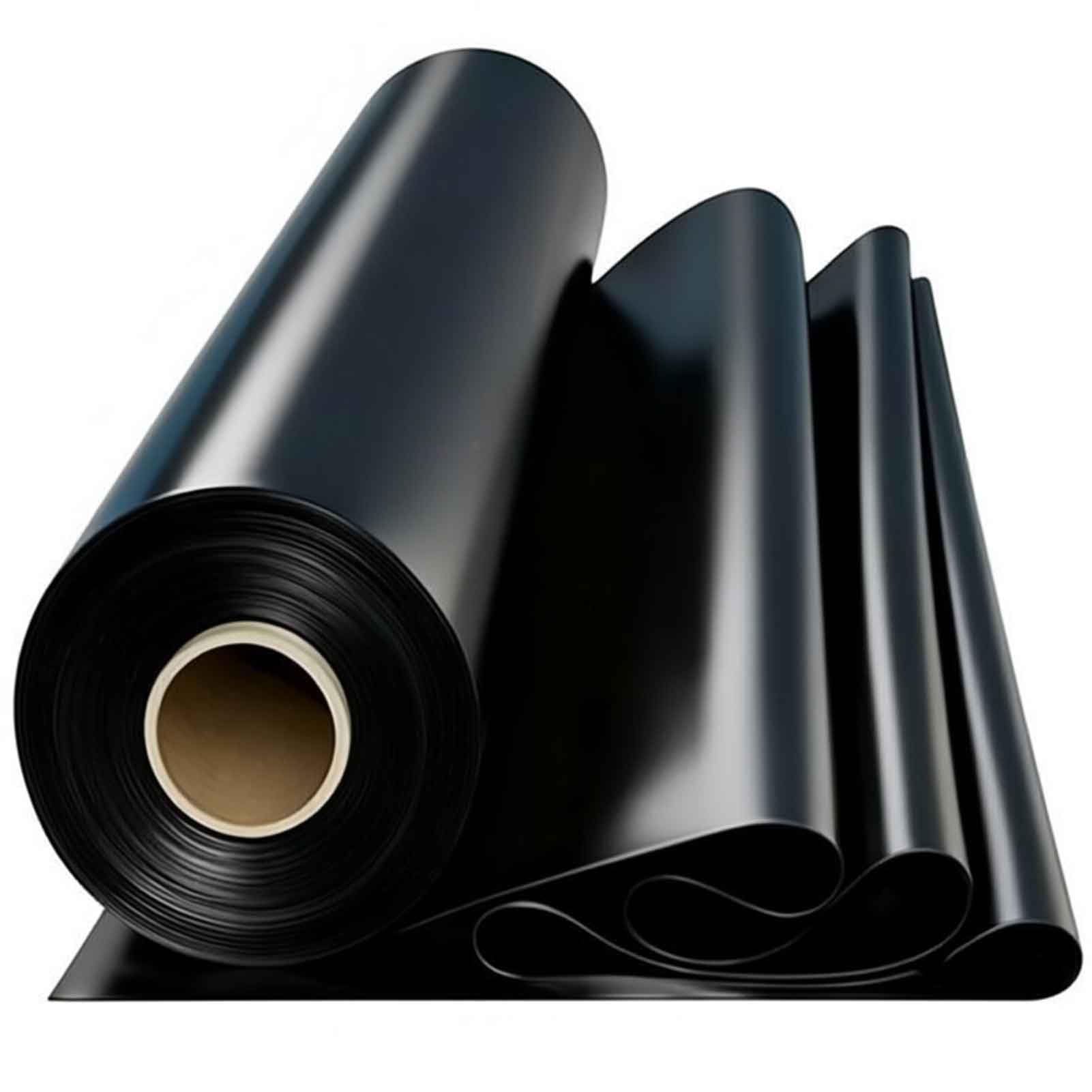 DMCHENGMA Underlayment Heavy Duty Black HDPE 1x6/2x8/3x10/4x12/5x8/10x10m 0.13mm Thick Fish Safe Pond Liners for Koi Pond, Water Garden, Outdoor Stream And Aquaculture(4x10m(13.1x32.8ft))