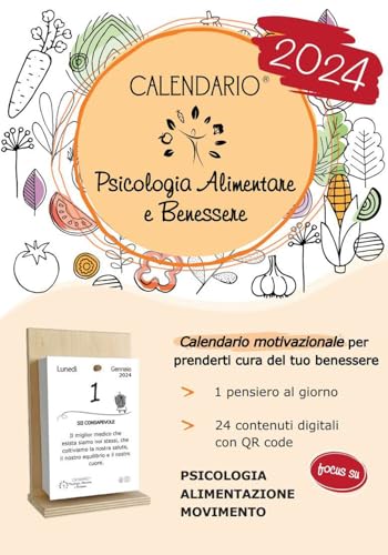 Calendario di psicologia alimentare e benessere 2024