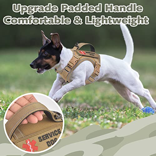 Tactical-Dog-Harness-for-Small-Dog-No-Pull-Military-Service-Dog-Vest-with-Vertical-Handle-Reflective-Puppy-Vest-Harness-for-Outdoor-Training-Khaki-XS - Cucciolini Doodles   Tactical-Dog-Harness-for-Small-Dog-No-Pull-Military-Service-Dog-Vest-with-Vertical-Handle-Reflective-Puppy-Vest-Harness-for-Outdoor-Training-Khaki-XS