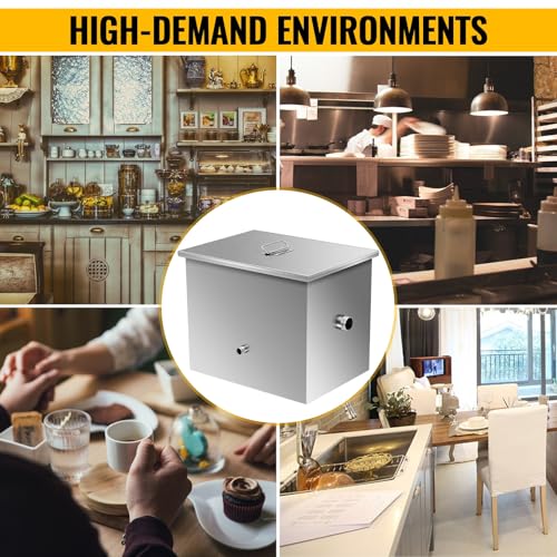 Oukidr GOEM1J0FJ Commercial Grease Interceptor, Stainless Steel Grease Trap For Kitchen Under Sink thumb #8