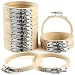 Pllieay 18 Pieces 4 Inch Embroidery Hoops Bulk Wholesale Cross Stitch Hoop Ring for Art Craft Handy Sewing and Christmas Decoration