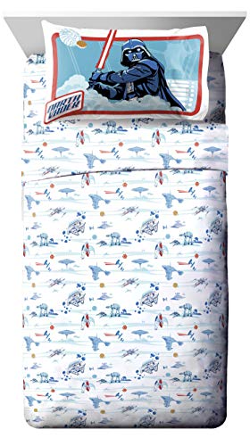 Image of Jay Franco Star Wars Empire Strikes Back 4 Piece Twin Bed Set - Includes Reversible Comforter & Sheet Set - Super Soft Fade Resistant Microfiber