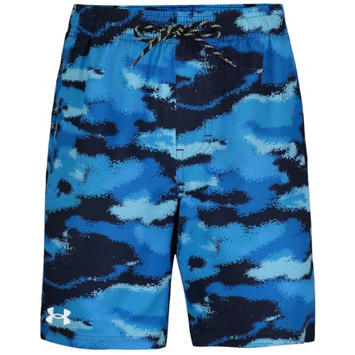 Image of Under Armour Boys 4-Way Stretch Pull-on Tech Shorts, Moisture Wicking, Side Hand Pockets, Outdoor Collection