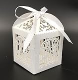 Sorive® 50pcs Birdcage Love Birds Laser Cutting Candy Box Chocolate Box Wedding Favors And Gifts Wedding Gifts For Guests Party Supplies