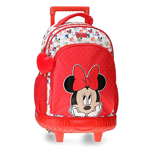 Disney Minnie Diva Mochila Compact 2 Ruedas Multicolor 32X45X21 Cms Poliéster 28,9L