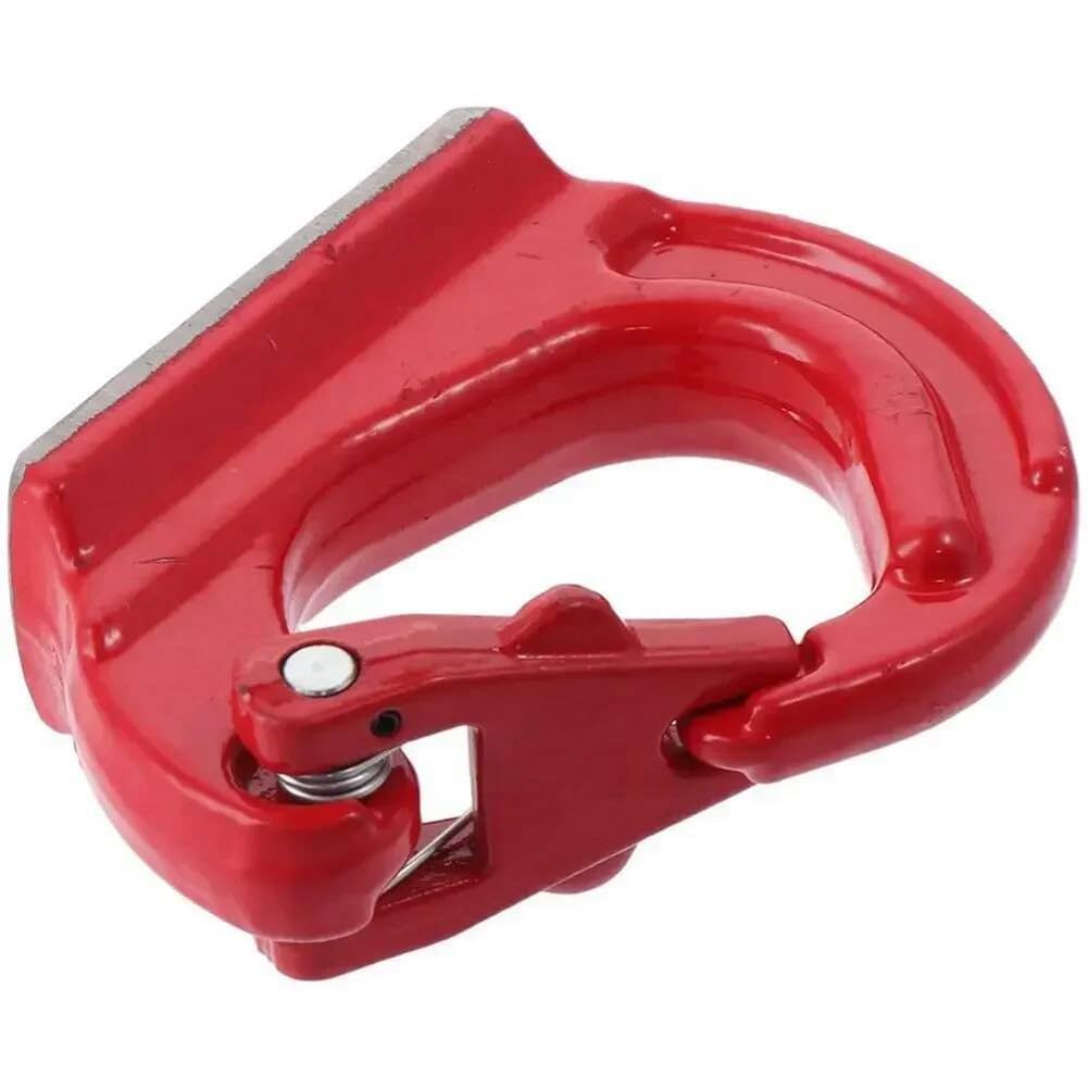 Aundhegrtt Red Safe Welding Hook 2T G80 Anchor Hook 4400Lbs Capacity Heavy Duty Lifting Hook