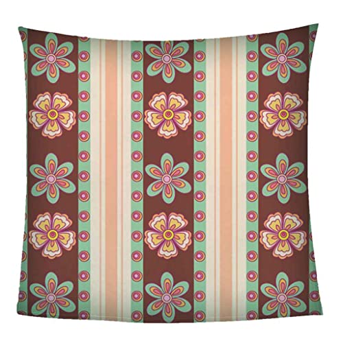 Couverture microfibre fleurs abstraites pour vos soirées cocooning - 5