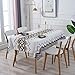 Nappe Rectangulaire Antitache, GuKKK Nappe Imperméable de Table, 140 x 200cm PVC Nappe, Lavable Entretien Facile Nappe, pour Table à Manger Picnic Party Jardin Nappe de Cuisine (140*200CM)