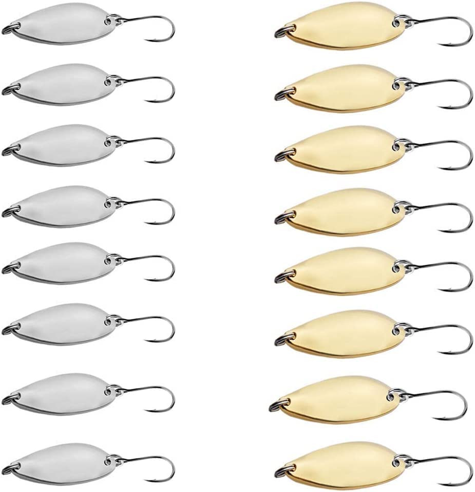 メタルスプーンルアーセット オルルド釣具 スプーンルアー マイクロスプーン 10個セット 0.8g