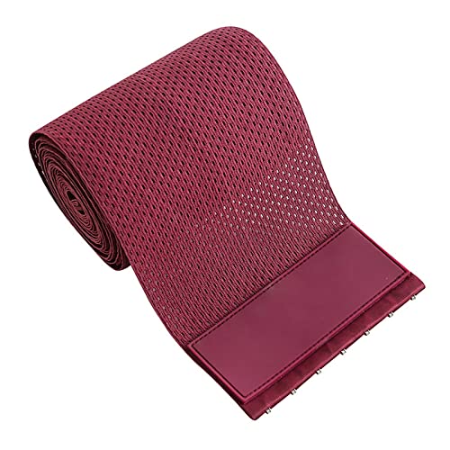 jieGorge Damen Buckle Wrapped Kunststoffbund Bindeband Elastisches Bauchband Sport Atmungsaktiver Hüftgurt Bauchweg Unterwäsche Damen (Watermelon Red, B)