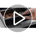 Image of 24x7 eMall 5 Slot Electronic And Manual Cash Drawer Register for Point of Sale (POS) System with 5 Bill And Coin Cash Tray, Removable Coin, 24V, RJ11 /RJ12 Key-Lock, Cash Box- Size- 40 cm x 40 cm