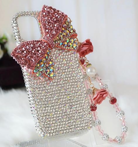 Coque anti-jaunissement iPhone 17 Air transparente à paillettes rose