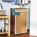 Honey-Can-Do Bamboo Wicker Hamper with Lid HMP-01619 Natural 26-Inches Tall