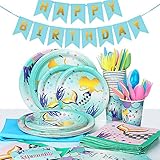 🎂DIMENSIONES: platos de 7 pulgadas, platos de 9 pulgadas, tazas de 9 oz, las servilletas son de 2 capas y miden 33 cm x 33 cm (12,99 pulgadas x 12,99 pulgadas), el mantel mide 138,5 x 183 cm (54,52 x 86,61 pulgadas)