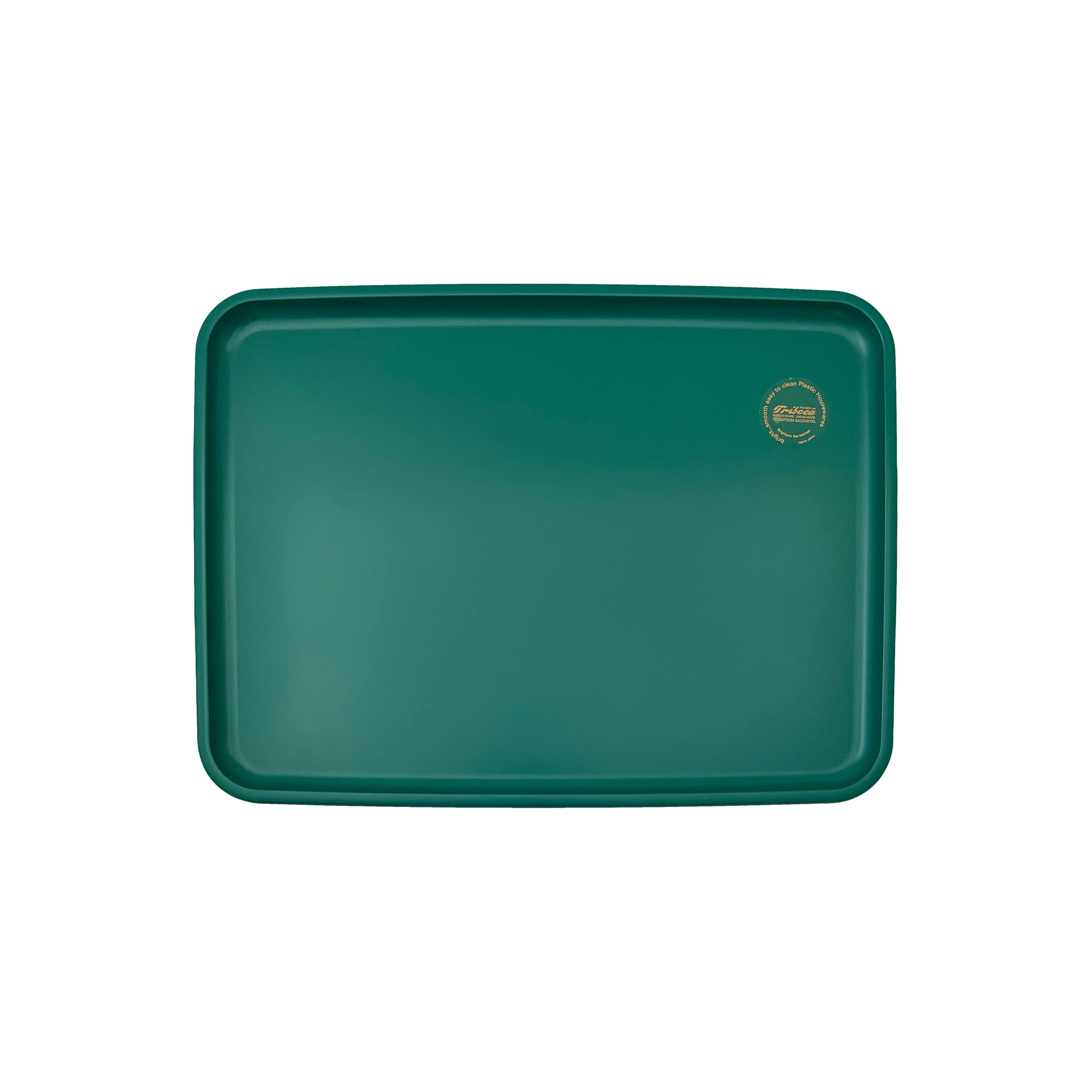 Kishu Lacquer Serving Tray, Non-Slip Green