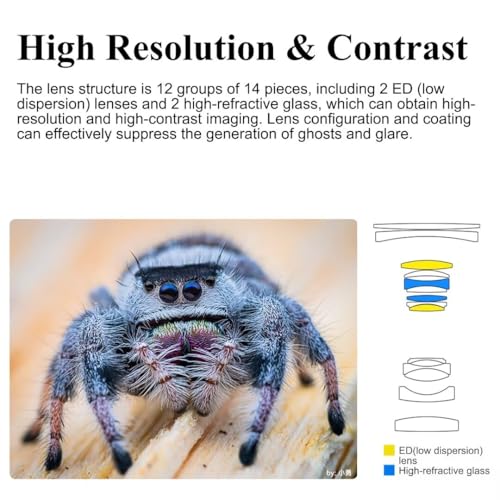 7artisans 60mm F2.8 Macro 2X Lens for Nikon Z Mount,2:1 Full Frame Prime Manual Focus Large Aperture Lens for Mirrorless Cameras for Z9,Z8,Z7,Z72,Z6,Z62,Z63,Zf,Z5,Zfc,Z50,Z30