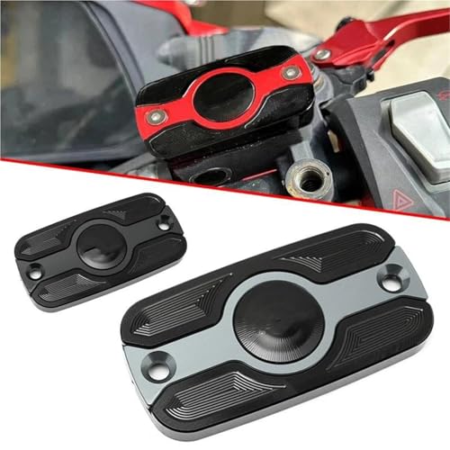 Bouchons de liquide de frein avant SYM MAXSYM TL500 aluminium rouge - 3